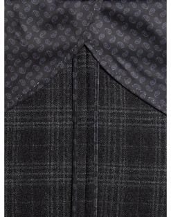 Joseph Abboud Modern Fit Sport Coat, Charcoal Plaid -clothing MW40 15ZR 66 JOSEPH ABBOUD CHARCOAL PLAID ALT5