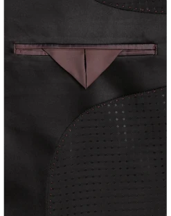 Egara Slim Fit Dinner Jacket, Maroon Floral -clothing MW40 16FW 11 EGARA RED FLORAL ALT2