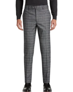 Egara Skinny Fit Suit Separates, Gray Plaid