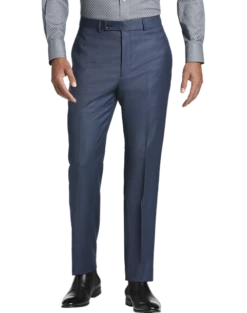 Calvin Klein X-Fit Slim Fit Suit Separates Pants, Blue Sharkskin
