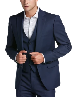 Calvin Klein X-Fit Slim Fit Suit Separates Coat, Blue Tic -clothing MW40 3W71 70 CALVIN KLEIN BLUE TIC ALT7