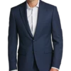 Calvin Klein X-Fit Slim Fit Suit Separates Coat, Blue Tic