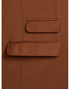 Tayion Classic Fit Suit Separates Coat, Rust -clothing MW40 3W8W 18 TAYION RUST ALT3