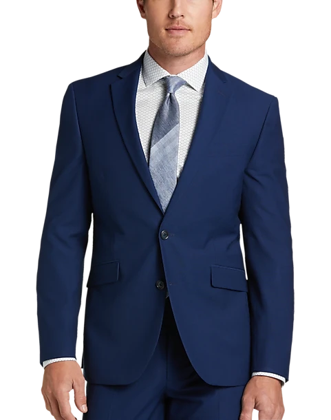 Wilke-Rodriguez Slim Fit Suit Separates Coat, Blue 1 Wilke-Rodriguez Slim Fit Suit Separates Coat, Blue