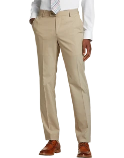 Egara Skinny Fit Suit Separates Pants, Tan