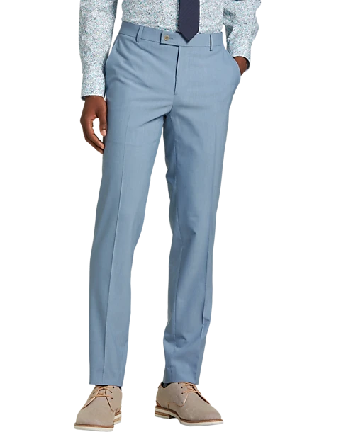 Egara Skinny Fit Suit Separates Pants, Light Blue 1 Egara Skinny Fit Suit Separates Pants, Light Blue