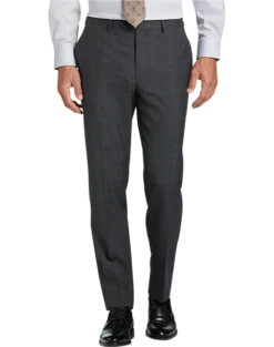 Lauren By Ralph Lauren Classic Fit Suit, Gray Plaid -clothing MW40 3WXU 64 LAUREN BY RALPH LAUREN GRAY PLAID ALT2