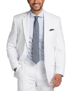 Pronto Uomo Modern Fit Suit Separates Coat, White
