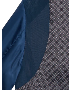 Egara Skinny Fit Suit Separates Coat, Burgundy Twill -clothing MW40 3X1U 06 EGARA BURGUNDY TWILL ALT4