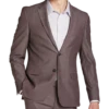 Egara Skinny Fit Suit Separates Coat, Blue Twill