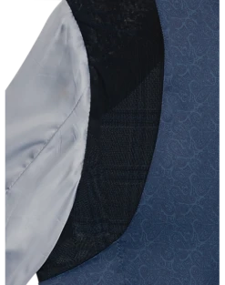 Egara Skinny Fit Suit Separates Coat, Gray Plaid -clothing MW40 3X20 64 EGARA GRAY PLAID ALT4