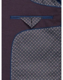 Egara Skinny Fit Suit Separates Coat, Green Tic -clothing MW40 3X2D 07 EGARA ORANGE PLUM TIC ALT2