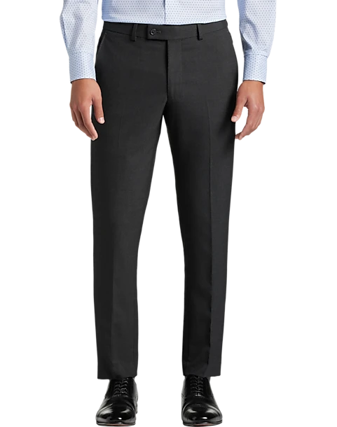 Egara Skinny Fit Suit Separates Pants, Charcoal Gray 1 Egara Skinny Fit Suit Separates Pants, Charcoal Gray