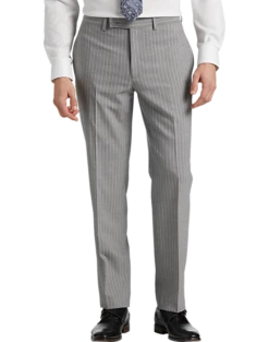 Michael Strahan Classic Fit Suit Gray Stripe -clothing MW40 3X9W 34 MICHAEL STRAHAN GRAY STRIPE ALT2