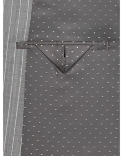 Michael Strahan Classic Fit Suit Gray Stripe -clothing MW40 3X9W 34 MICHAEL STRAHAN GRAY STRIPE ALT4