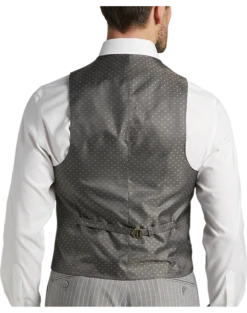 Michael Strahan Classic Fit Suit Gray Stripe -clothing MW40 3X9W 34 MICHAEL STRAHAN GRAY STRIPE ALT5