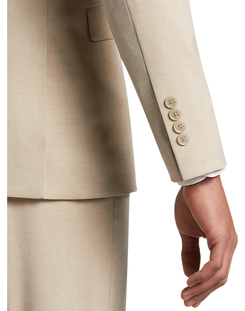 Egara Skinny Fit Notch Lapel Suit Separates Coat, Sky Blue 2 Egara Skinny Fit Notch Lapel Suit Separates Coat, Sky Blue - Image 2