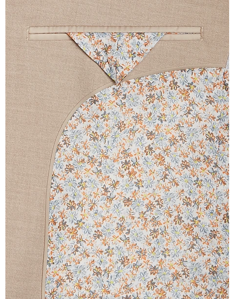 Egara Skinny Fit Notch Lapel Suit Separates Coat, Tan 3 Egara Skinny Fit Notch Lapel Suit Separates Coat, Tan - Image 3