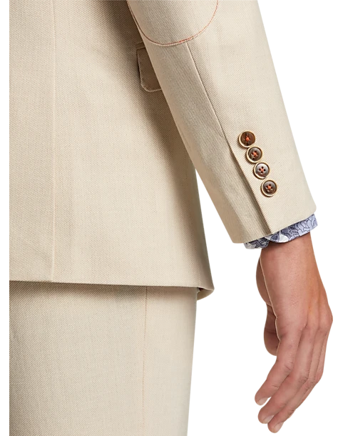 Paisley & Gray Slim Fit Suit Separates, Silky Beige 3 Paisley & Gray Slim Fit Suit Separates, Silky Beige - Image 3