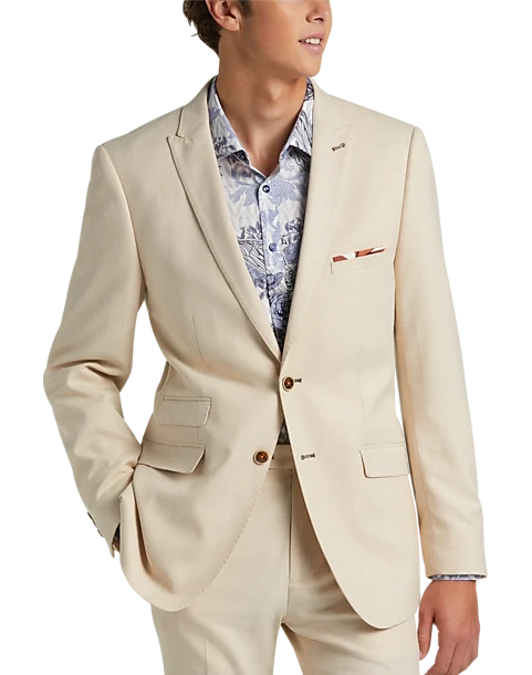 Paisley & Gray Slim Fit Suit Separates, Silky Beige 1 Paisley & Gray Slim Fit Suit Separates, Silky Beige