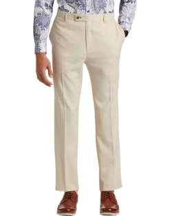Paisley & Gray Slim Fit Suit Separates Pants, Silky Beige