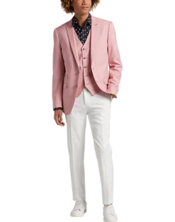 Paisley & Gray Slim Fit Suit Separates, Pink Carnation -clothing MW40 3XK0 45 PAISLEY GRAY PINK CARNATION ALT5