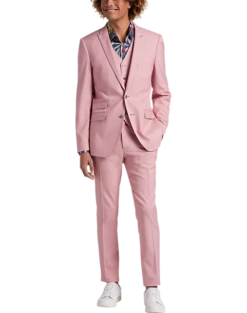 Paisley & Gray Slim Fit Suit Separates, Pink Carnation -clothing MW40 3XK0 45 PAISLEY GRAY PINK CARNATION ALT9