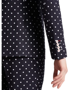 Paisley & Gray Slim Fit Suit Separates Coat, Navy With White Polka Dots -clothing MW40 3XLU 27 PAISLEY GRAY NAVY WHITE POKA DOTS ALT2