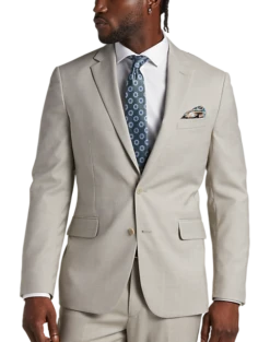 JOE Joseph Abboud Slim Fit Suit Separates Coat, Tan Sharkskin