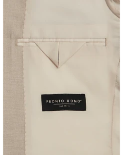 Pronto Uomo Modern Fit Suit Separates Coat, Tan Sharkskin -clothing MW40 3XPF 05 PRONTO UOMO TAN SHARKSKIN ALT2