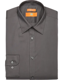 Egara Skinny Fit Dress Shirt, Charcoal