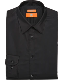 Egara Skinny Fit Dress Shirt, Black