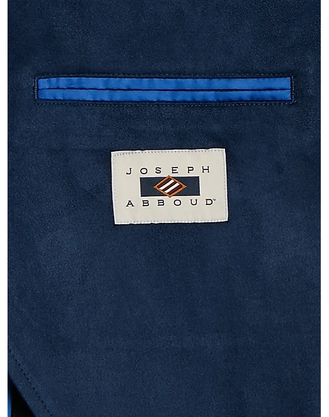 Joseph Abboud Modern Fit Notch Lapel Ultra Suede Soft Jacket, Dark Blue 2 Joseph Abboud Modern Fit Notch Lapel Ultra Suede Soft Jacket, Dark Blue - Image 2