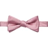Egara Pre-Tied Bow Tie, Pink Stripe