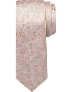 Egara Skinny Tie, Rose Floral