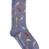 Jos. A. Bank Socks, Koi Fish On Blue
