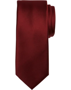 Egara Skinny Tie, Burgundy