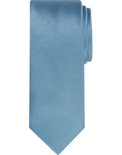 Egara Skinny Tie, Soft Chambray