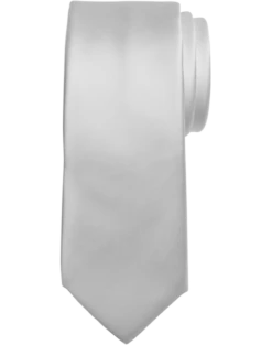 Egara Skinny Tie, White