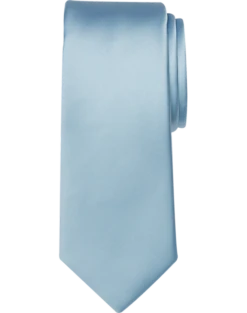 Egara Skinny Tie, Medium Blue