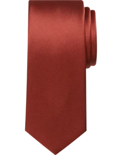 Egara Skinny Tie, Burnt Orange