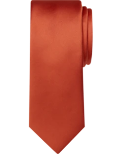 Egara Skinny Tie, Bright Orange