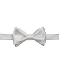 Egara Pre-Tied Formal Bow Tie, White