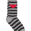 Egara Socks, Stripes And Heart