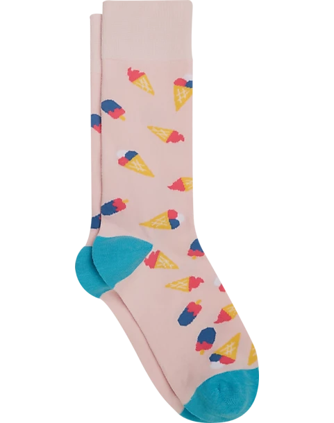 Egara Socks, Pink Ice Cream 1 Egara Socks, Pink Ice Cream