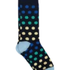 Egara Socks, Navy Dots