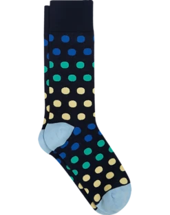 Egara Socks, Navy Dots