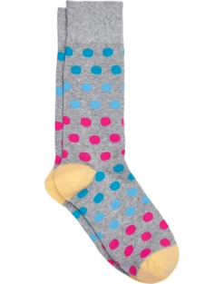 Egara Socks, Gray Dots