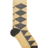 Egara Socks, Pale Banana Argyle