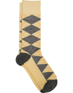Egara Socks, Pale Banana Argyle